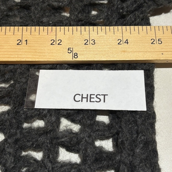 Urban Outfitters Womens Open Knit Pullover Sweater Long Sleeve Sz L Brown Boho - Picture 7 of 10